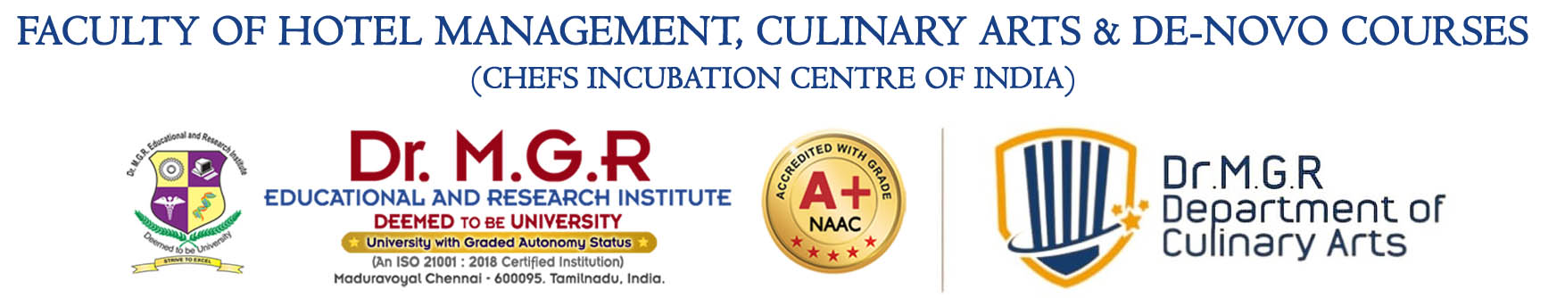 Dr. M.G.R. Educational And Research Institute Logo